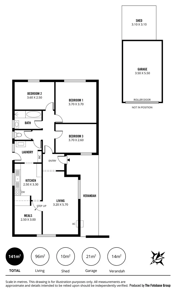 Floorplan of Homely house listing, 484 Main North Road, Evanston Park SA 5116