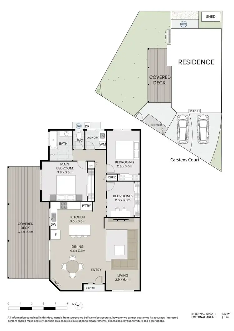 Floorplan of Homely house listing, 1/9 Carstens Court, Currumbin Waters QLD 4223