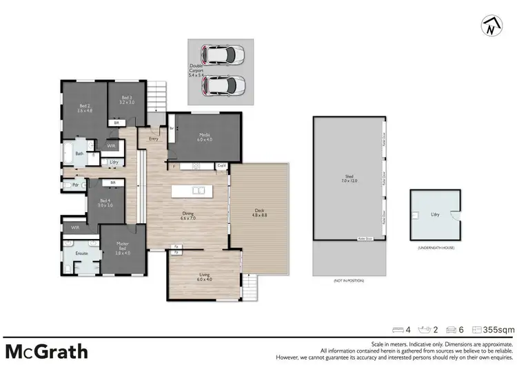 Floorplan of Homely house listing, 134 Pendennis Road, Tamborine QLD 4270