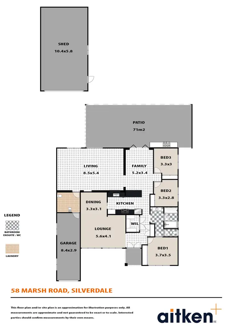 Floorplan of Homely house listing, 58 Marsh Road, Silverdale NSW 2752