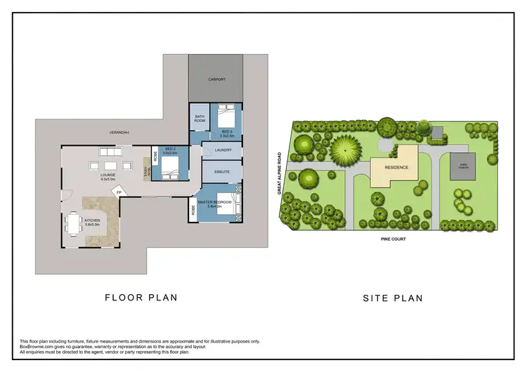Floorplan of Homely house listing, 3 Pine Court, Freeburgh VIC 3741