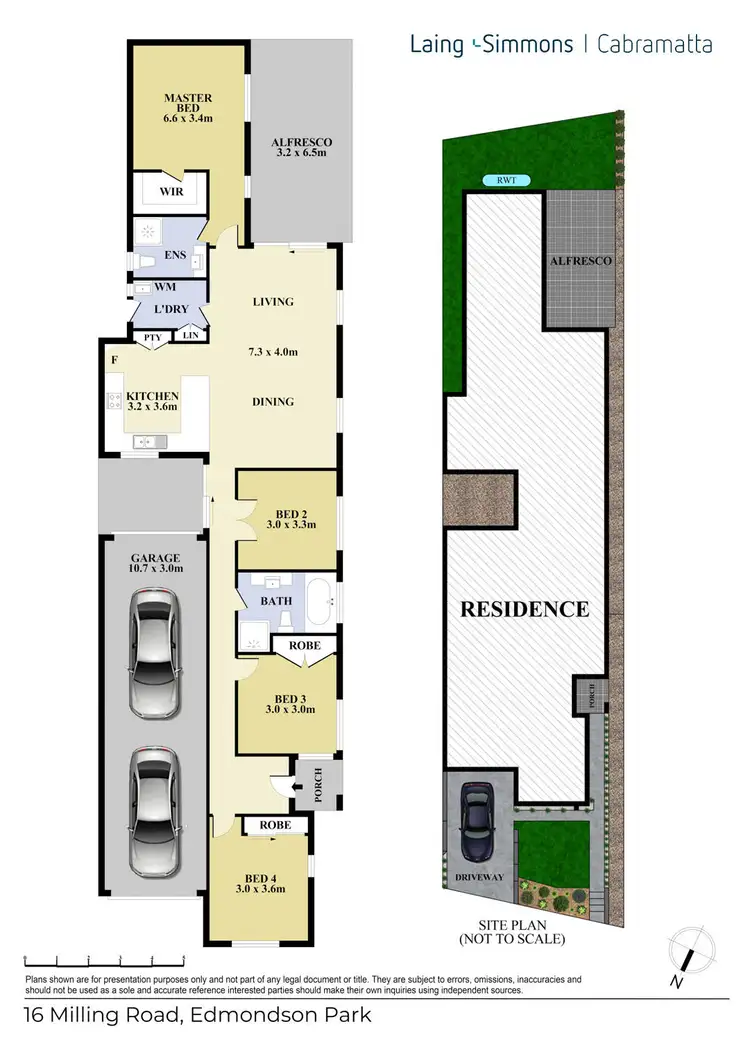 Floorplan of Homely house listing, 16 Milling Road, Edmondson Park NSW 2174