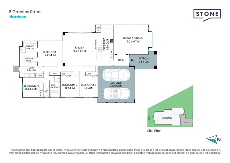 Floorplan of Homely house listing, 5 Granites Street, Harrison ACT 2914