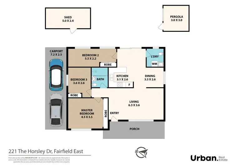 Floorplan of Homely house listing, 221 The Horsley Drive, Fairfield East NSW 2165