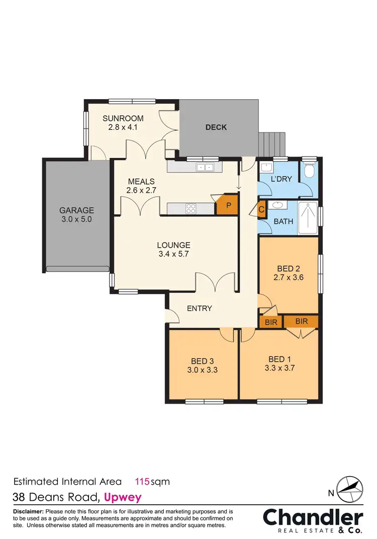 Floorplan of Homely house listing, 38 Deans Road, Upwey VIC 3158