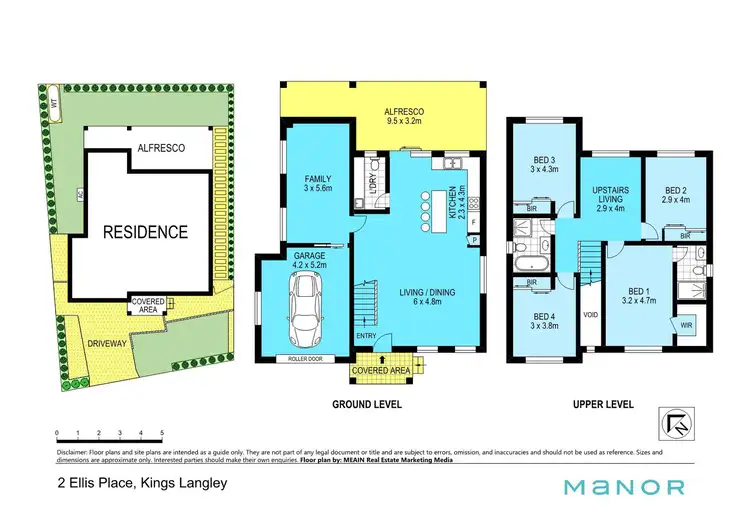 Floorplan of Homely house listing, 2 Ellis Place, Kings Langley NSW 2147