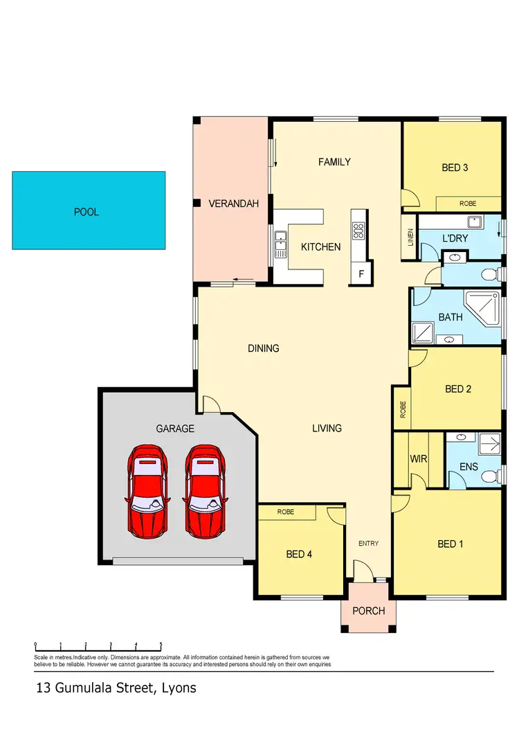 Floorplan of Homely house listing, 13 Gumulala Street, Lyons NT 810