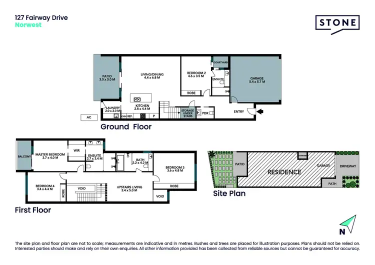 Floorplan of Homely house listing, 127 Fairway Drive, Norwest NSW 2153