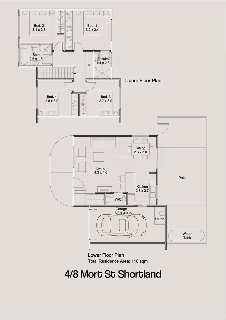 Floorplan of Homely house listing, 4/8 Mort Street, Shortland NSW 2307