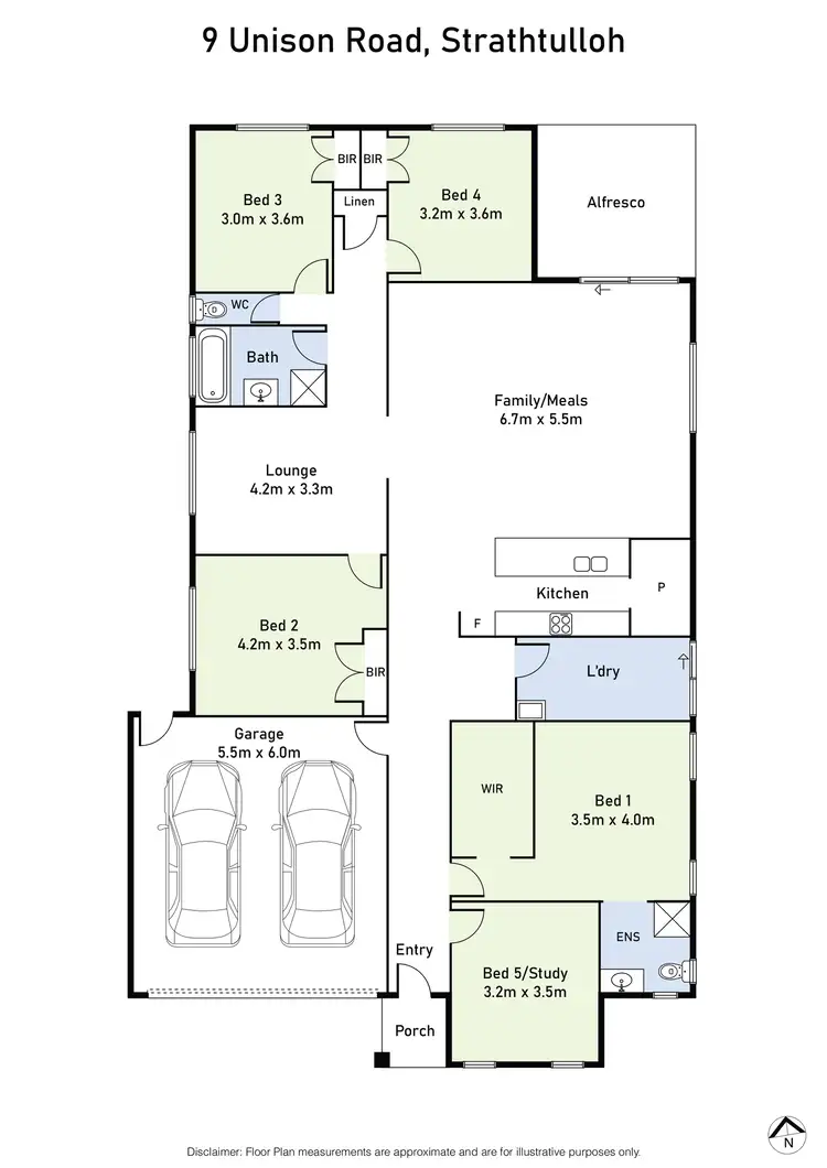 Floorplan of Homely house listing, 9 Unison Road Road, Strathtulloh VIC 3338