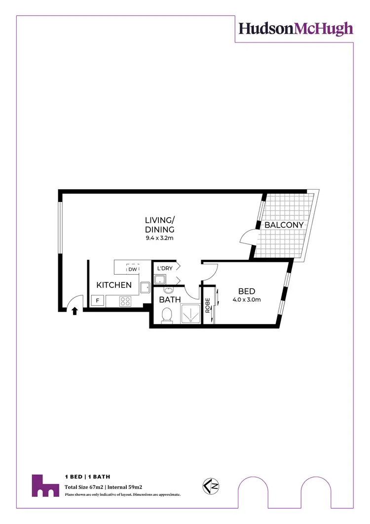 Floorplan of Homely apartment listing, 7/128 Cleveland Street, Chippendale NSW 2008