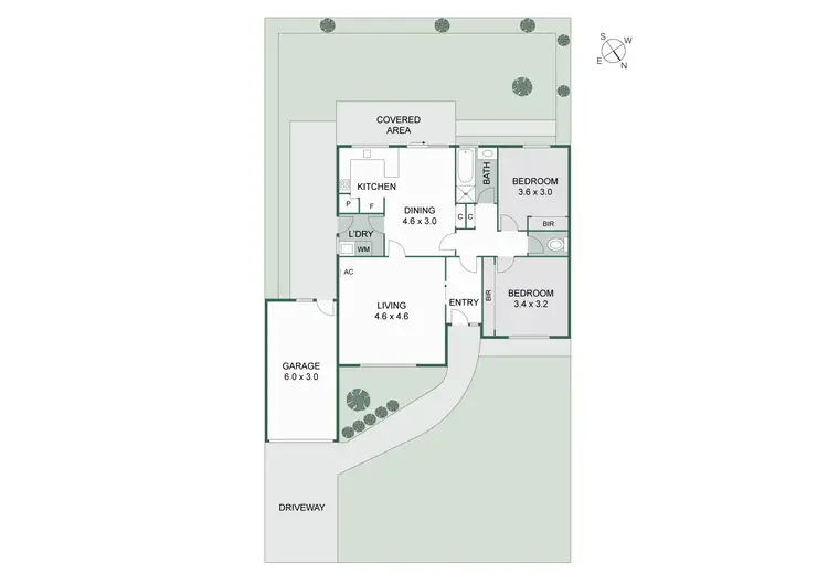 Floorplan of Homely unit listing, 10 Orana Crescent, Chelsea VIC 3196