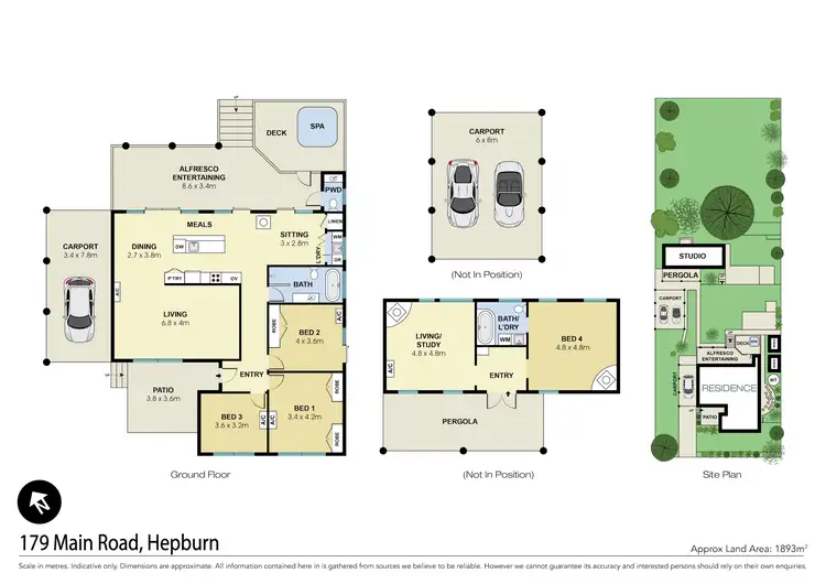 Floorplan of Homely house listing, 179 Main Road, Hepburn VIC 3461