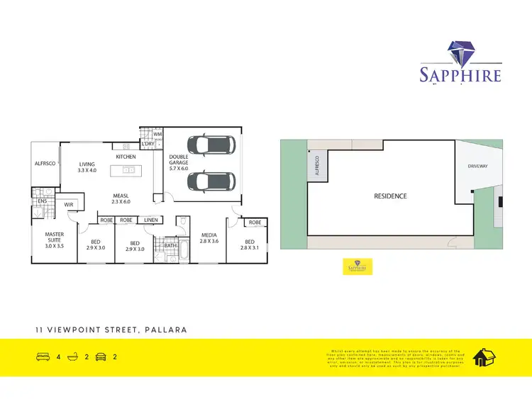 Floorplan of Homely house listing, 11 Viewpoint Street, Pallara QLD 4110