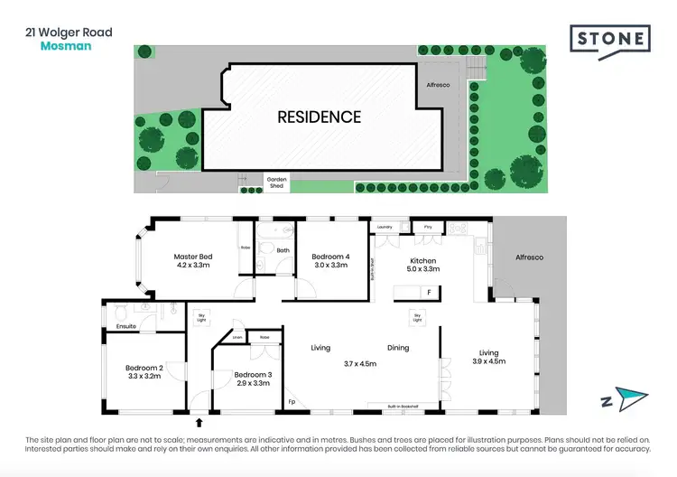 Floorplan of Homely house listing, 21 Wolger Road, Mosman NSW 2088