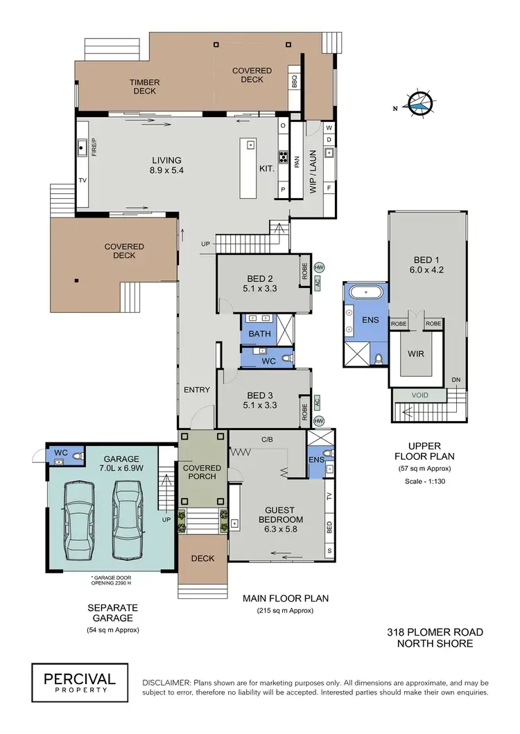 Floorplan of Homely house listing, 318 Plomer Road, North Shore NSW 2444