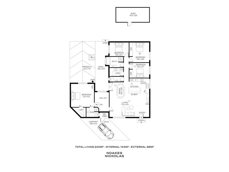 Floorplan of Homely house listing, 3 Annalisa Court, Gulfview Heights SA 5096
