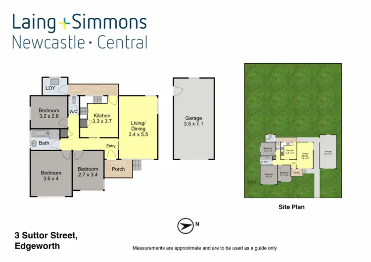 Floorplan of Homely house listing, 3 Suttor Street, Edgeworth NSW 2285
