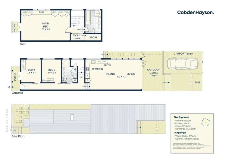 Floorplan of Homely house listing, 115 Charles Street, Lilyfield NSW 2040
