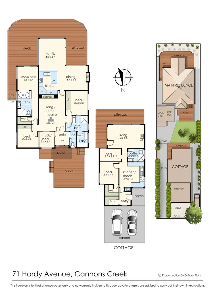 Floorplan of Homely house listing, 71 Hardy Avenue, Cannons Creek VIC 3977