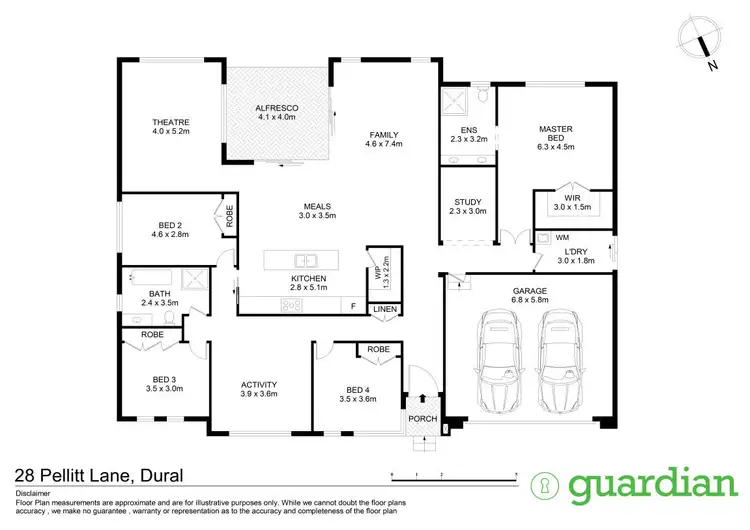Floorplan of Homely house listing, 28 Pellitt Lane, Dural NSW 2158