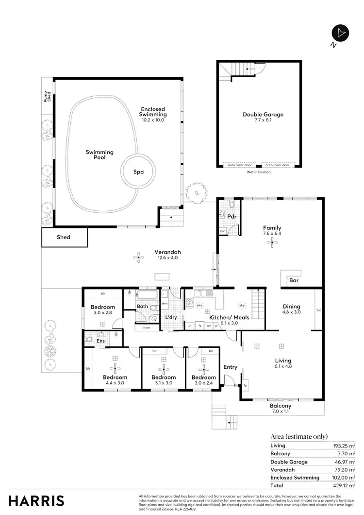 Floorplan of Homely house listing, 21 Bounty Road, Hallett Cove SA 5158