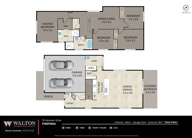 Floorplan of Homely house listing, 70 Hanover Drive, Pimpama QLD 4209