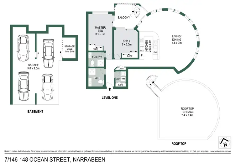Floorplan of Homely apartment listing, 7/146-148 Ocean Street, Narrabeen NSW 2101
