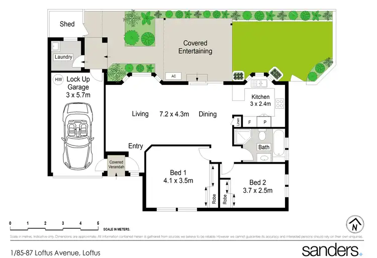 Floorplan of Homely villa listing, 1/85-87 Loftus Avenue, Loftus NSW 2232