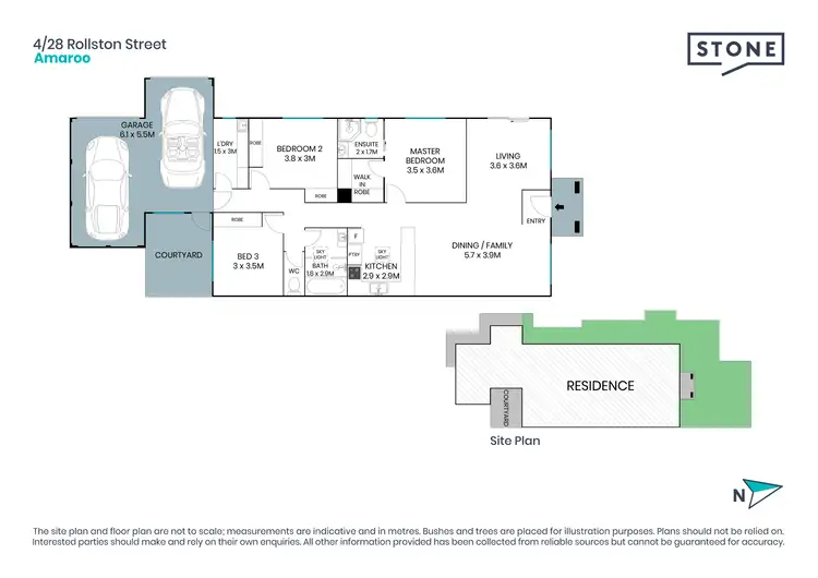 Floorplan of Homely townhouse listing, 4/28 Rollston Street, Amaroo ACT 2914