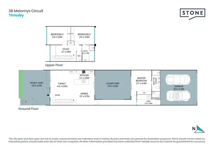 Floorplan of Homely townhouse listing, 38 Melomys Circuit, Throsby ACT 2914