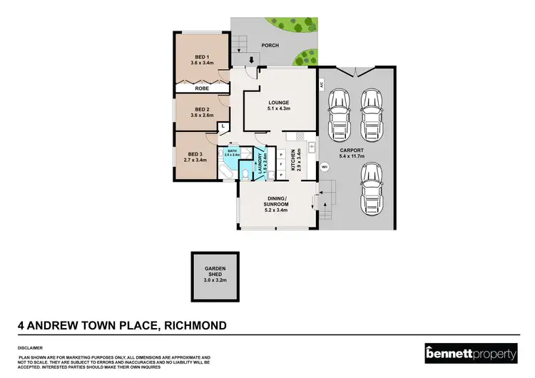 Floorplan of Homely house listing, 4 Andrew Town Place, Richmond NSW 2753