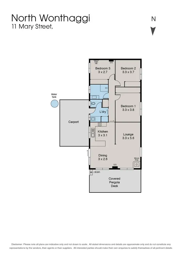 Floorplan of Homely house listing, 11 Mary Street, North Wonthaggi VIC 3995