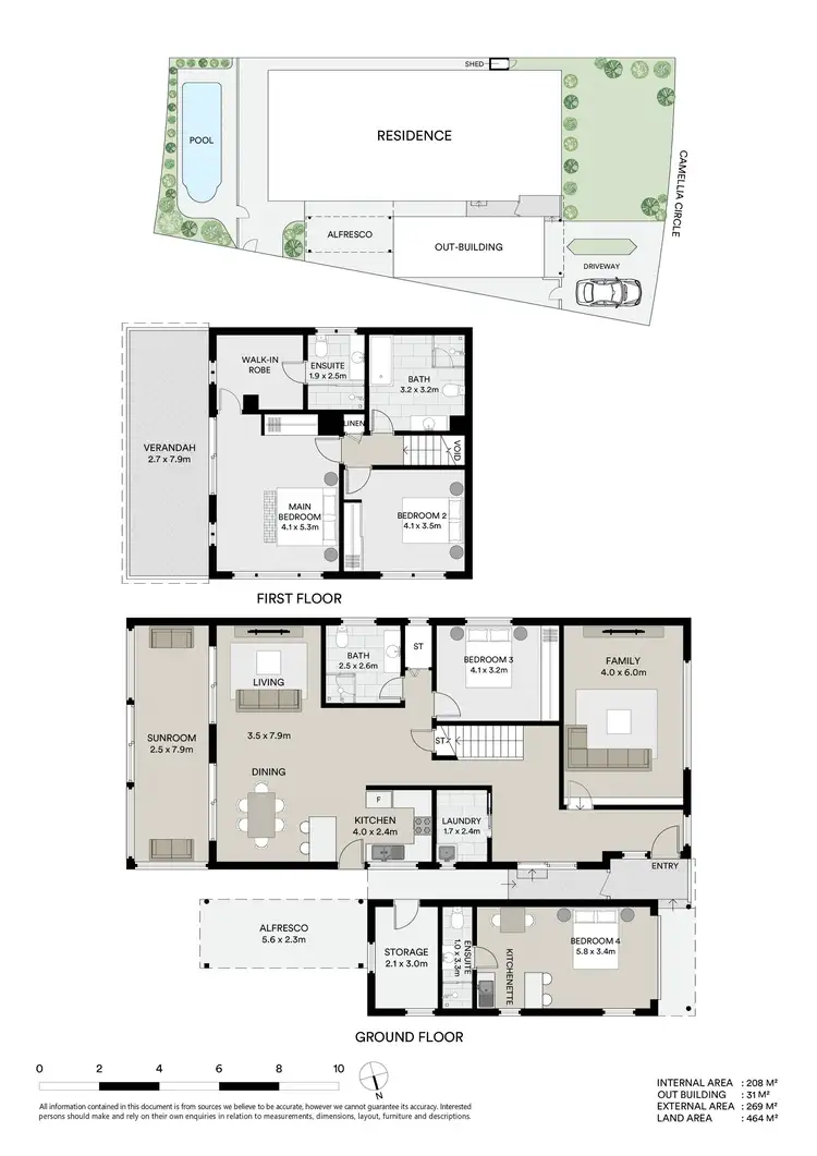 Floorplan of Homely house listing, 42 Camellia Circle, Woy Woy NSW 2256