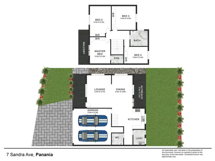 Floorplan of Homely semi-detached listing, 7 Sandra Avenue, Panania NSW 2213