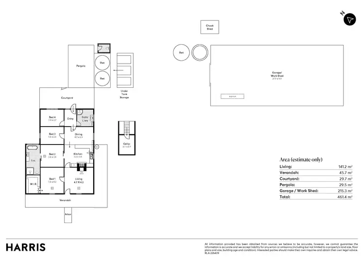Floorplan of Homely house listing, 20 Jupiter Street, Milang SA 5256
