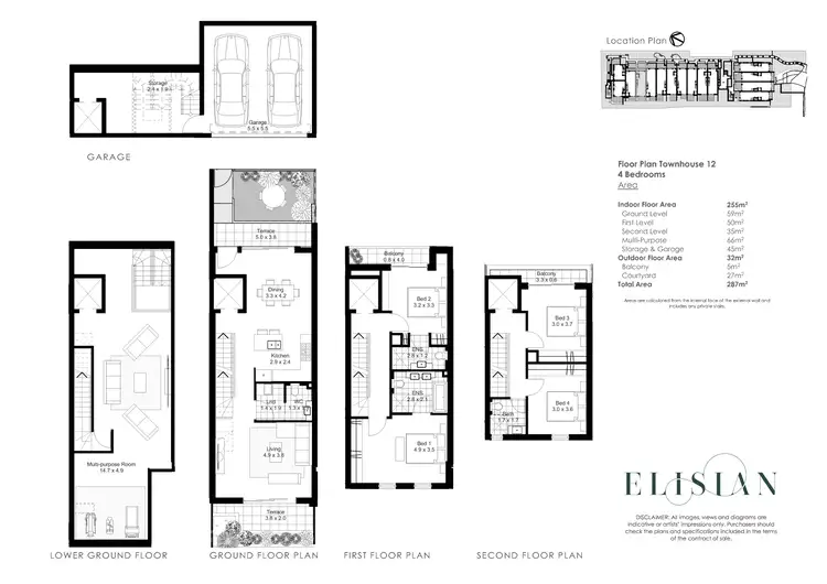 Floorplan of Homely townhouse listing, 12/16a Park Crescent, Pymble NSW 2073