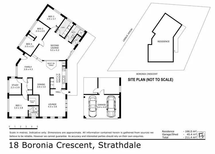 Floorplan of Homely house listing, 18 Boronia Crescent, Strathdale VIC 3550