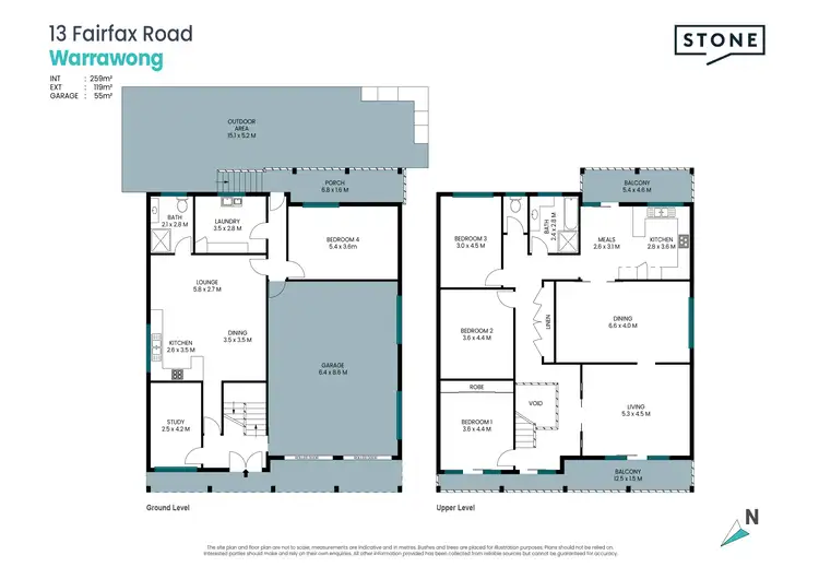 Floorplan of Homely house listing, 13 Fairfax Road, Warrawong NSW 2502