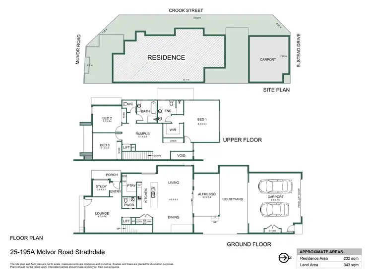 Floorplan of Homely house listing, 195A McIvor Road, Strathdale VIC 3550