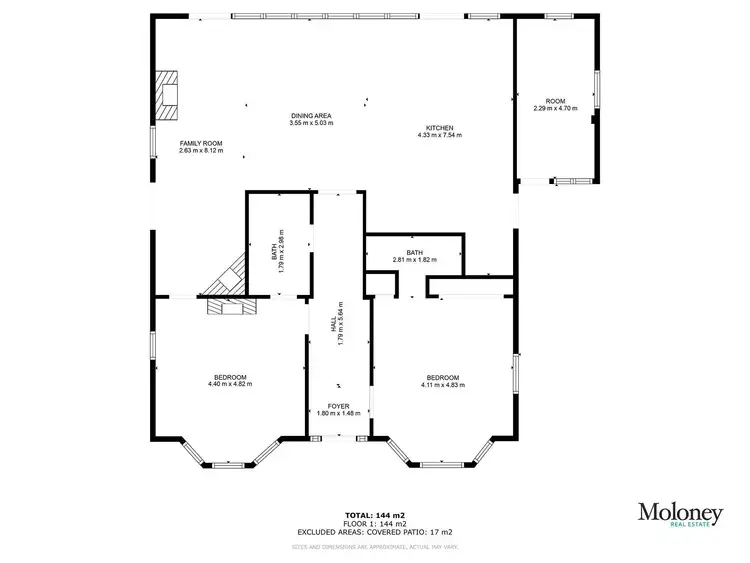 Floorplan of Homely house listing, 81 Ready Street, Rutherglen VIC 3685