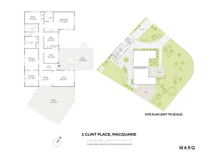 Floorplan of Homely house listing, 1 Clint Place, Macquarie ACT 2614