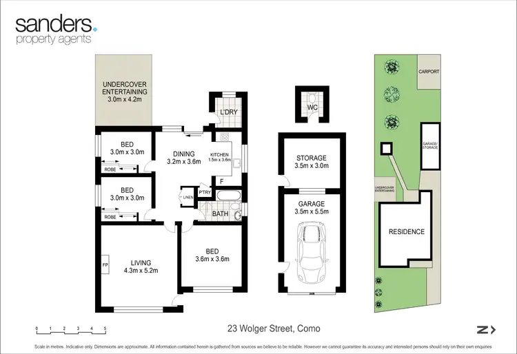 Floorplan of Homely house listing, 23 Wolger Street, Como NSW 2226