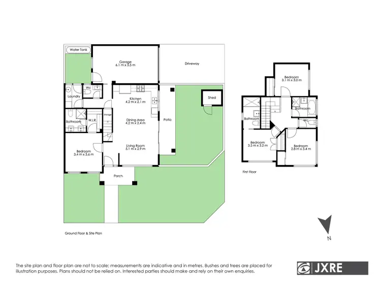 Floorplan of Homely townhouse listing, 1 Tippet Street, Clayton South VIC 3169