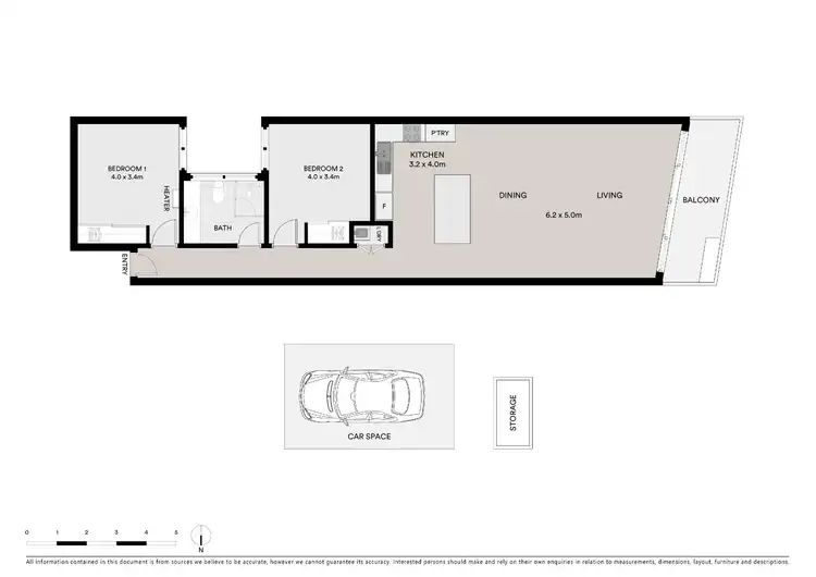 Floorplan of Homely apartment listing, 7/296-298 St Kilda Road, St Kilda VIC 3182