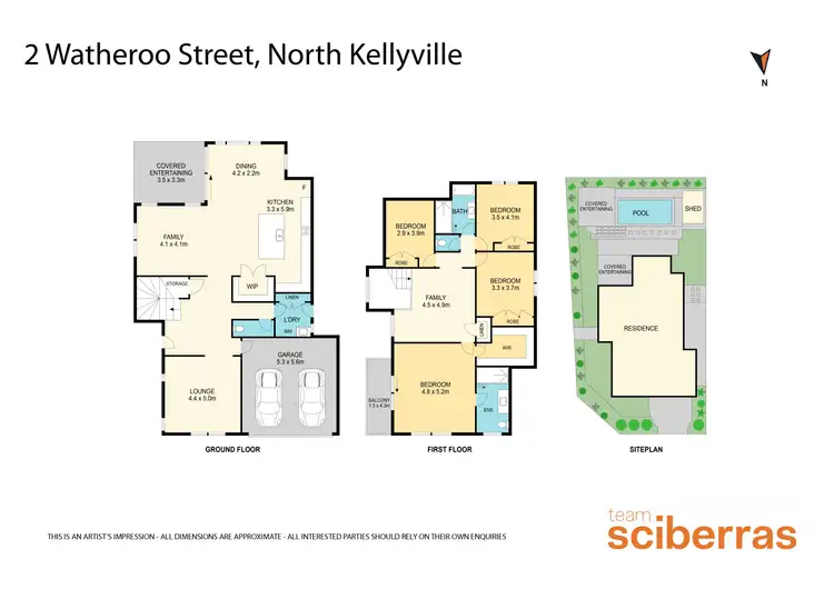 Floorplan of Homely house listing, 2 Watheroo Street, North Kellyville NSW 2155