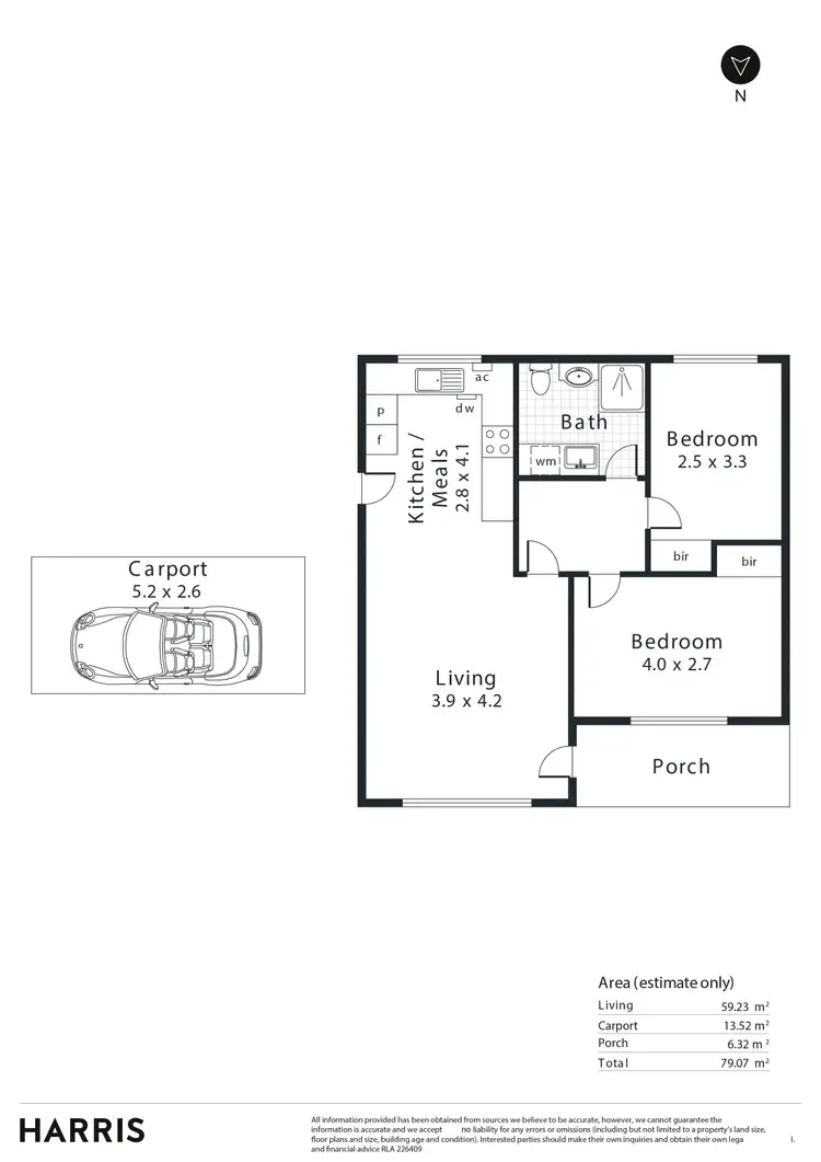 Floorplan of Homely unit listing, 10/4 Collyer Court, Linden Park SA 5065