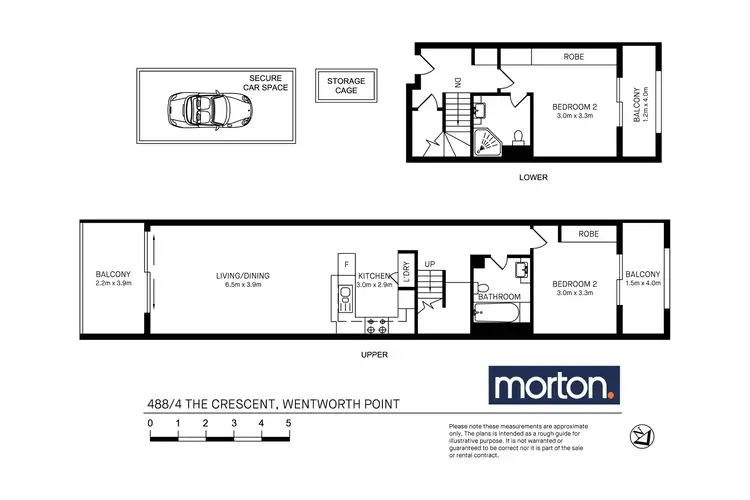Floorplan of Homely apartment listing, 488/4 The Crescent, Wentworth Point NSW 2127