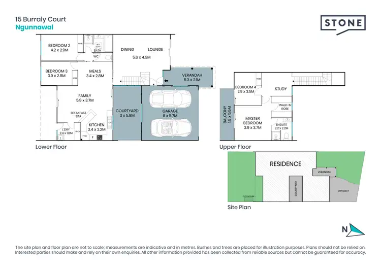 Floorplan of Homely house listing, 15 Burraly Court, Ngunnawal ACT 2913