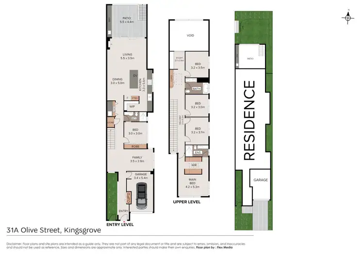 Floorplan of Homely semi-detached listing, 31A Olive Street, Kingsgrove NSW 2208